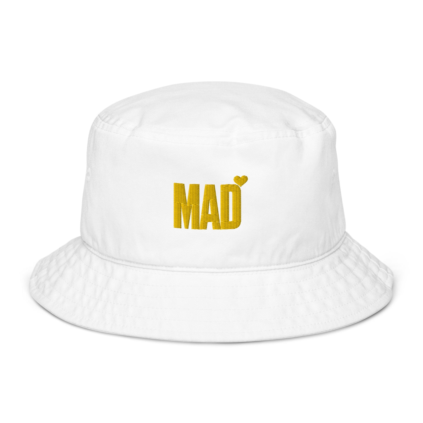 Mad heart female 3 Organic bucket hat