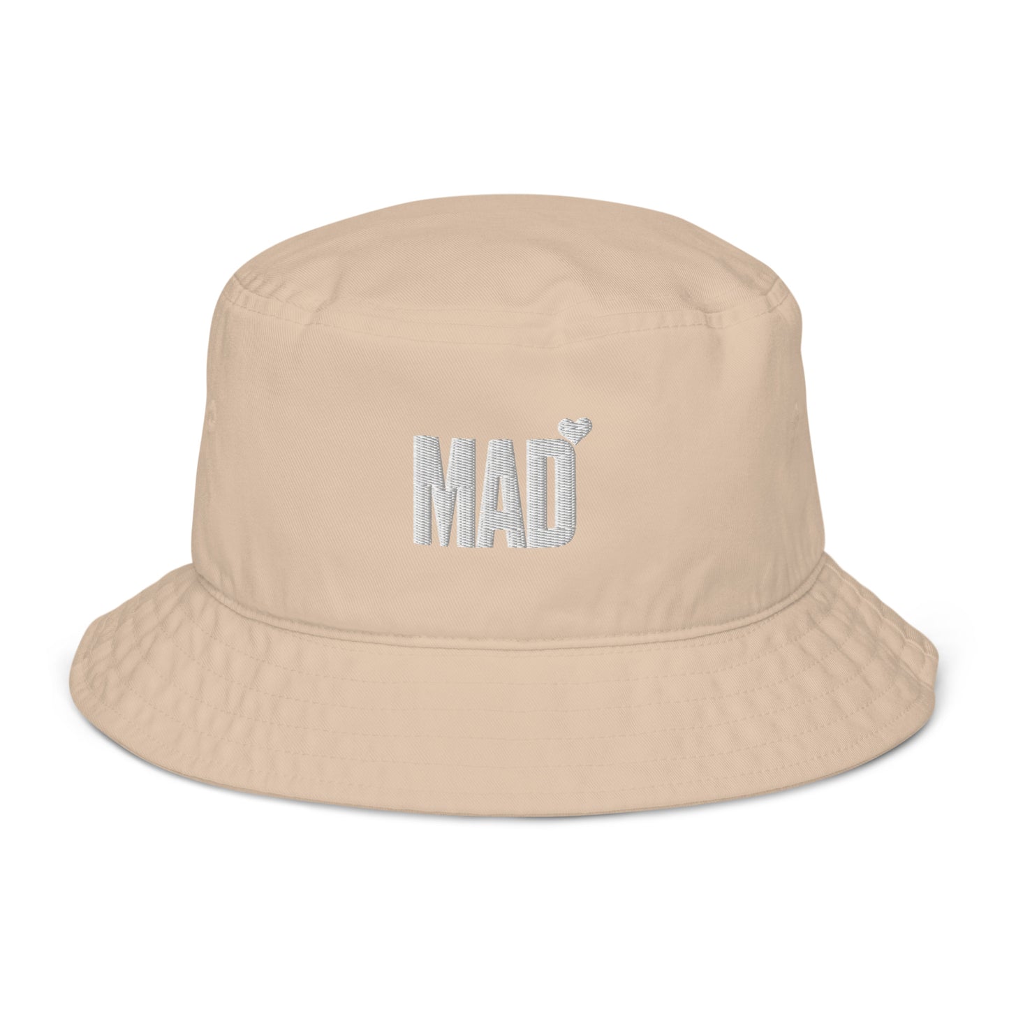 Mad Heart - Female 1 Organic bucket hat