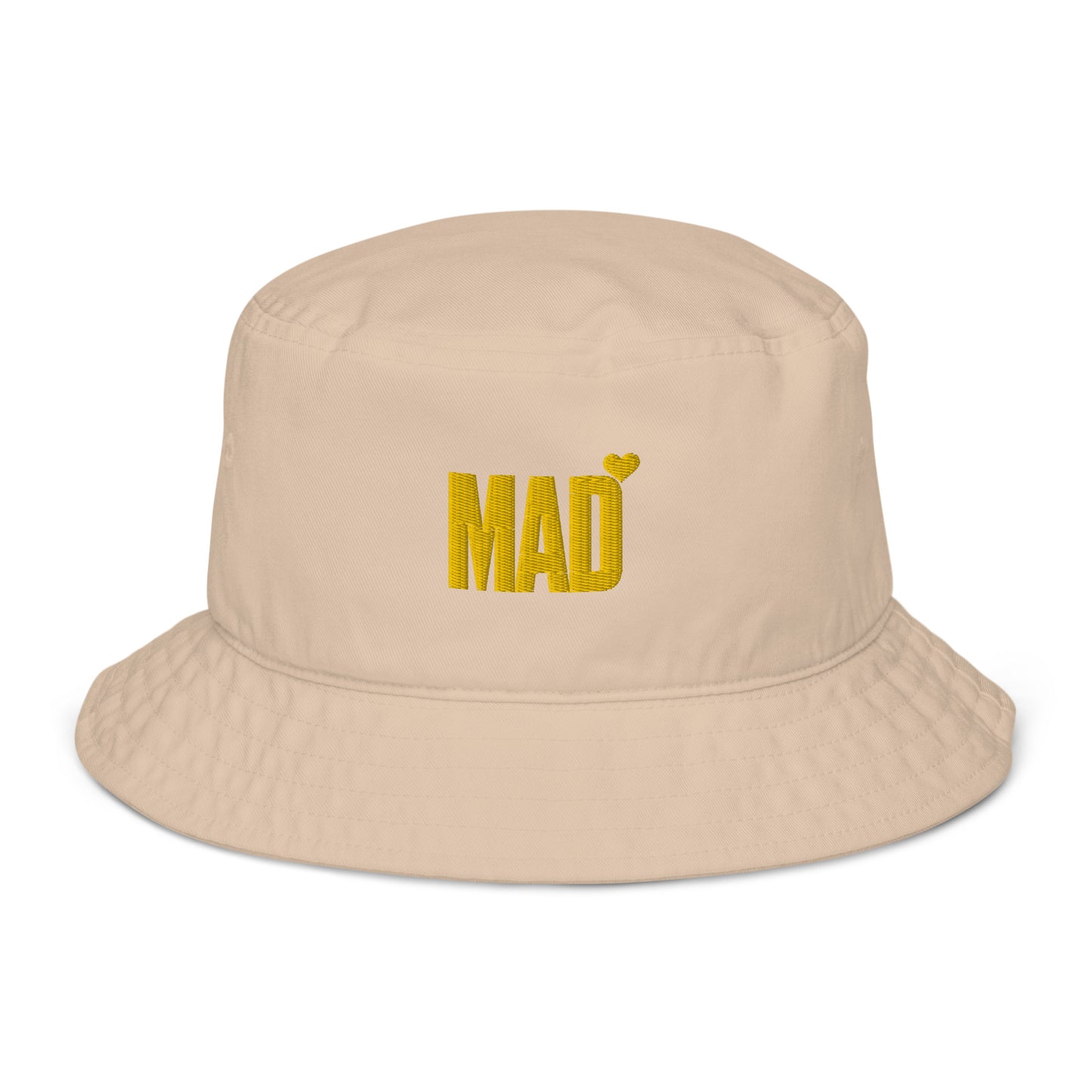 Mad heart female 3 Organic bucket hat