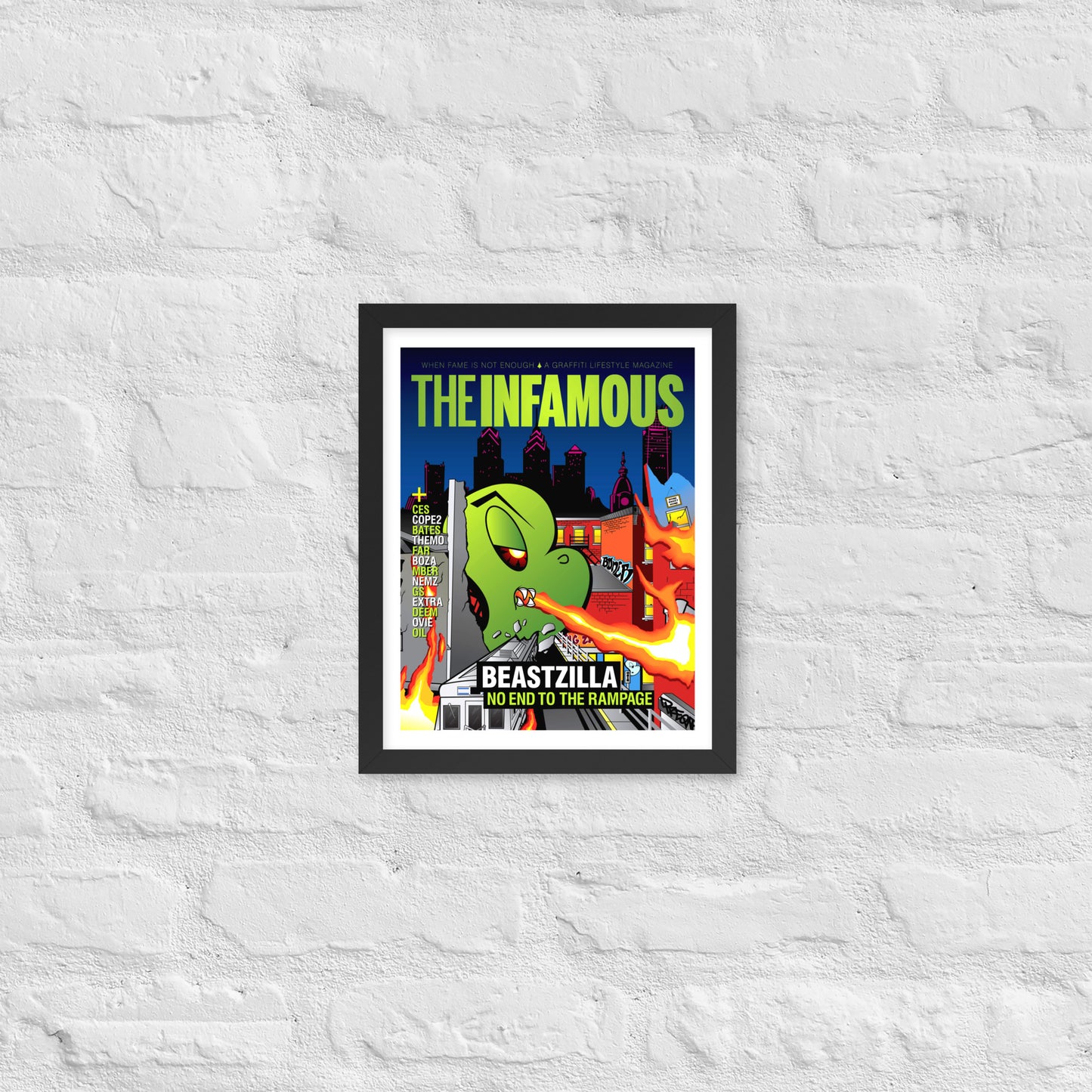 The Infamous – Issue 1 – Framed poster