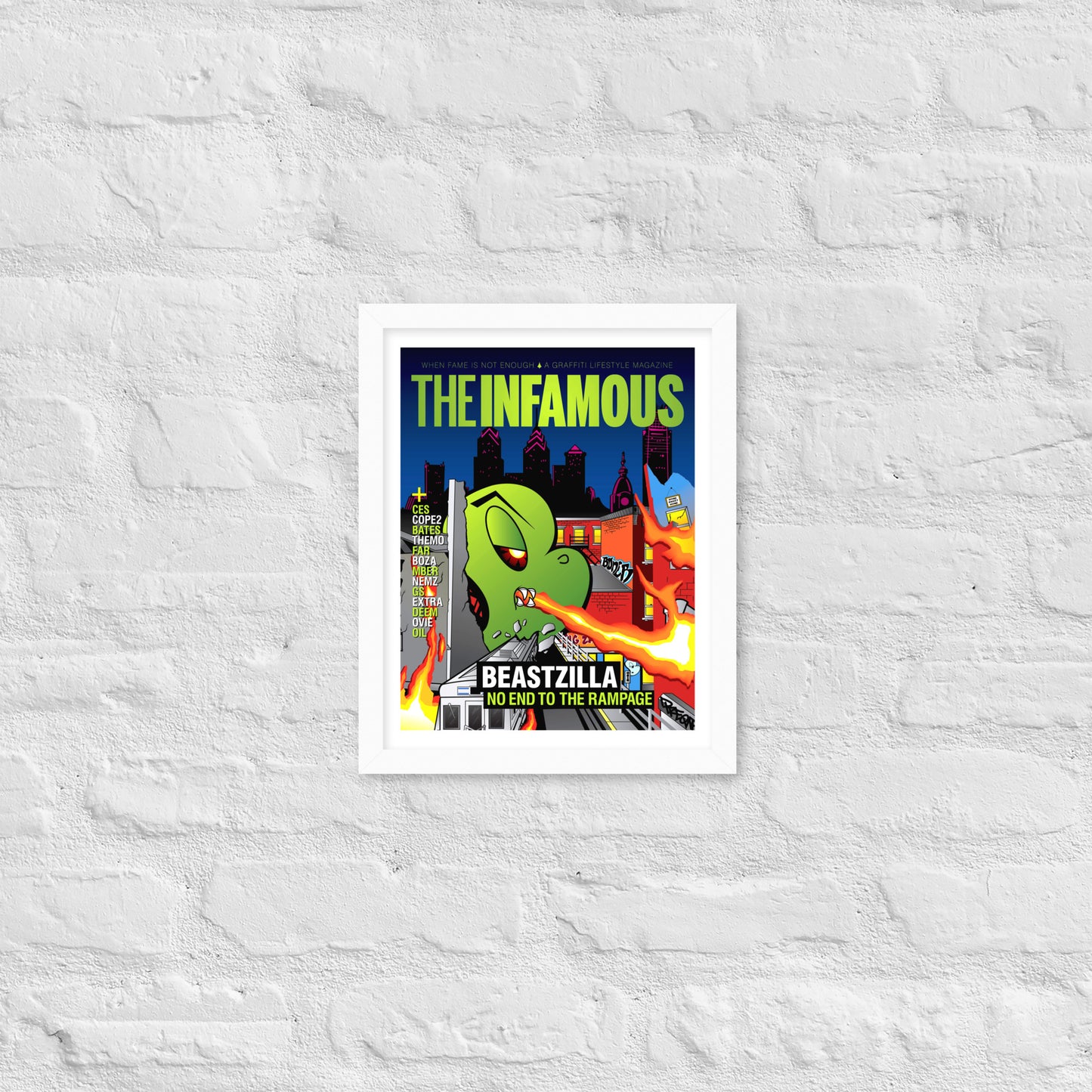 The Infamous – Issue 1 – Framed poster