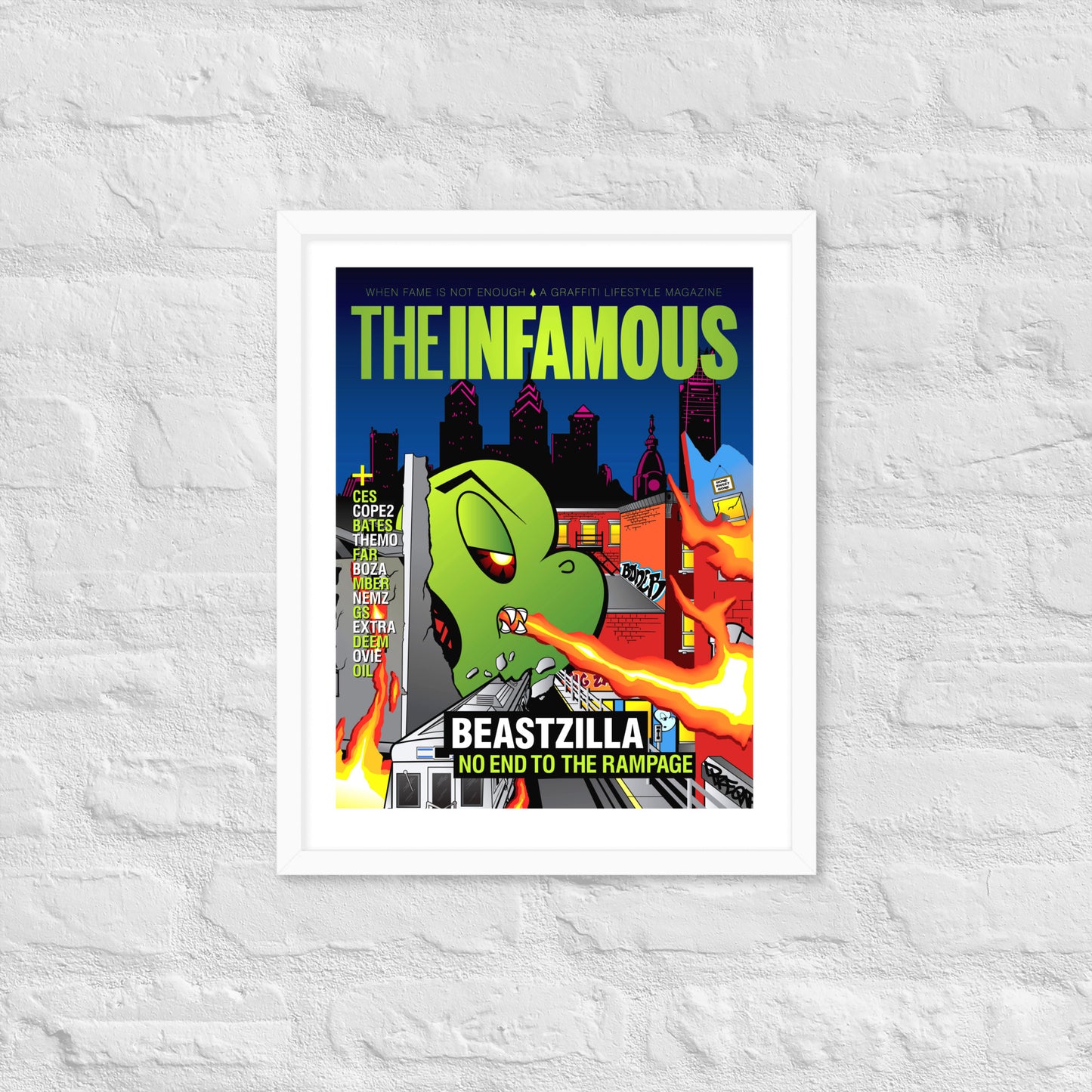 The Infamous – Issue 1 – Framed poster