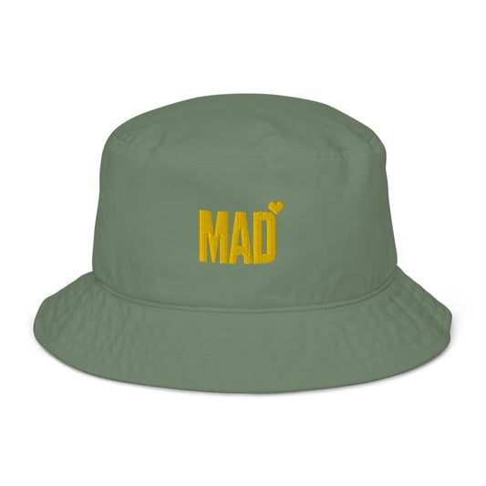 Mad heart female 3 Organic bucket hat