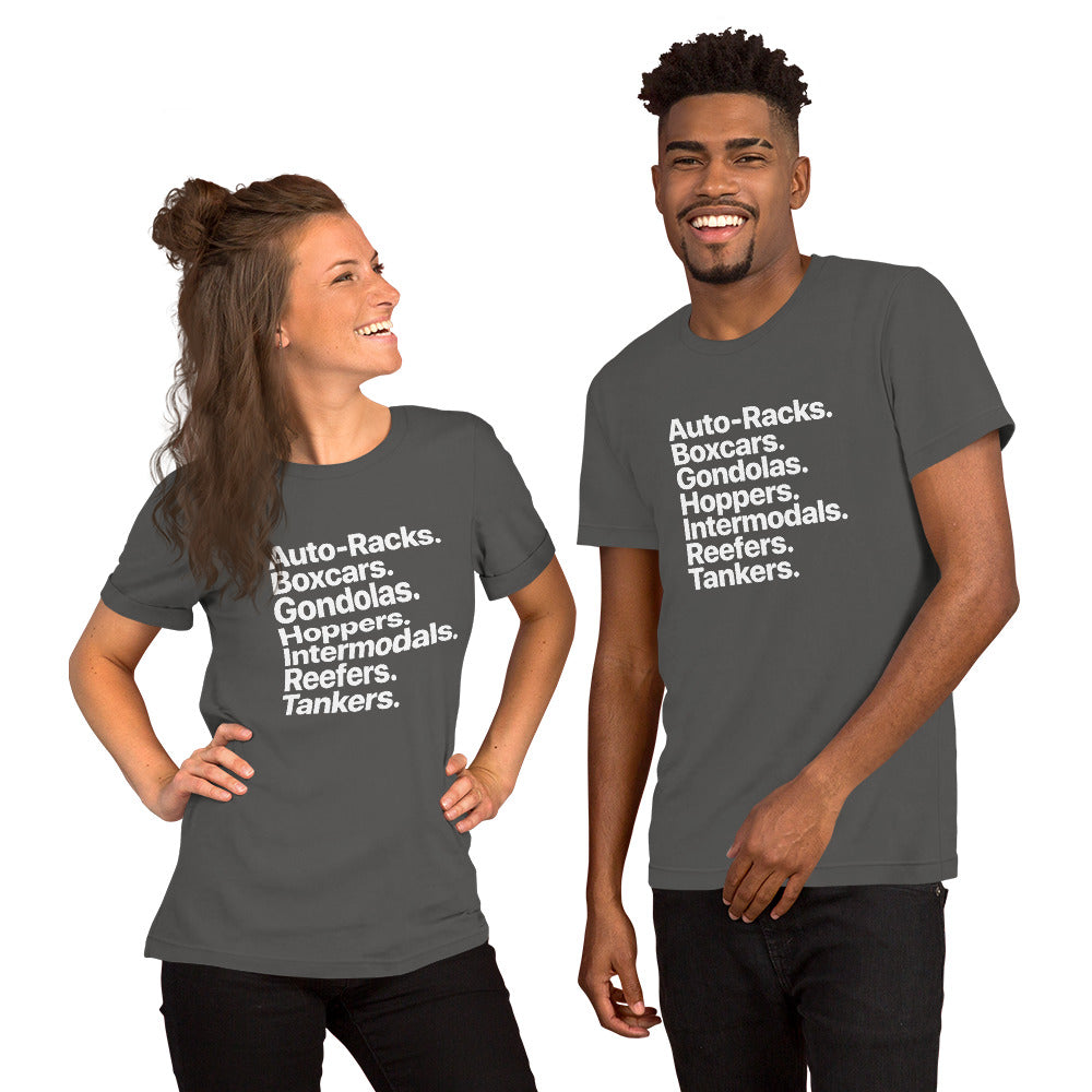 Freight Categories 1 dark – Unisex t-shirt