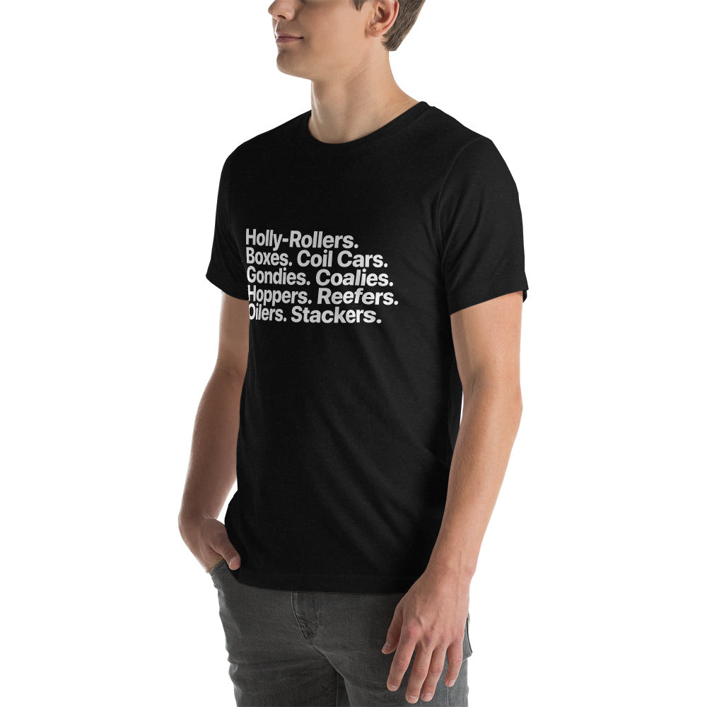 Freight Categories 2 dark – Unisex t-shirt