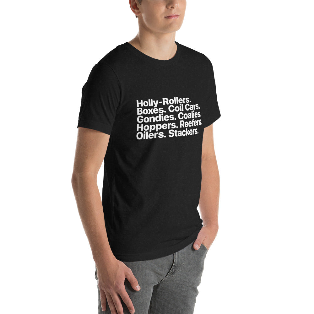 Freight Categories 2 dark – Unisex t-shirt