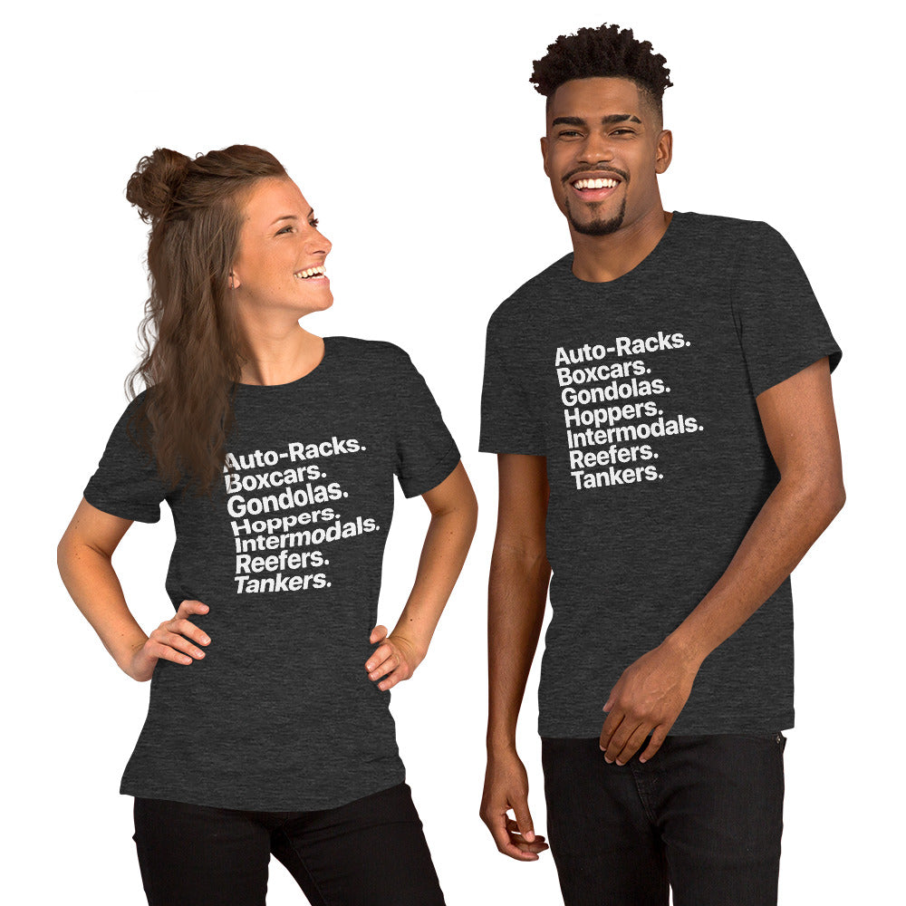 Freight Categories 1 dark – Unisex t-shirt